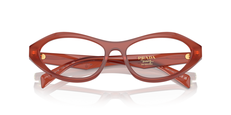 Prada PR A21V in Opal Cornelian - Side View