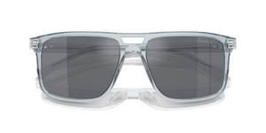 Transparent Azure / Dark Grey Flash Silver (19T175)