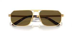 Matte Gold / Dark Brown (1BK01T)