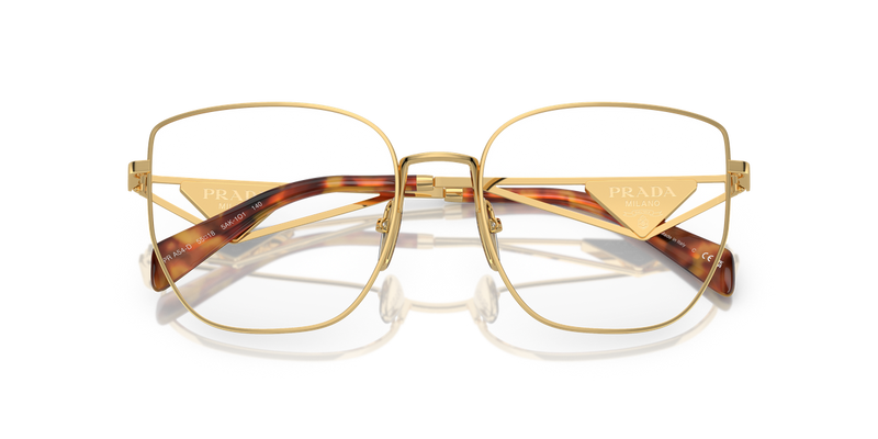 Prada PR A54VD in Gold - Side View