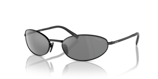 Prada PR A59S - Black / Grey Mirror Silver (1AB60G)