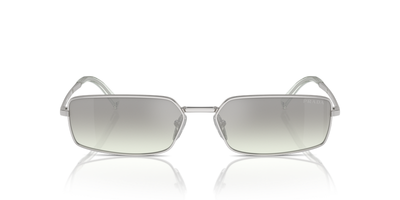 Prada PR A60S in Silver / Light Green Silver Gradient (1BC80G) - Alternate View