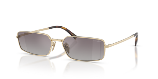 Prada PR A60S - Pale Gold / Gradient Blue Mirror Silver (ZVN30C)