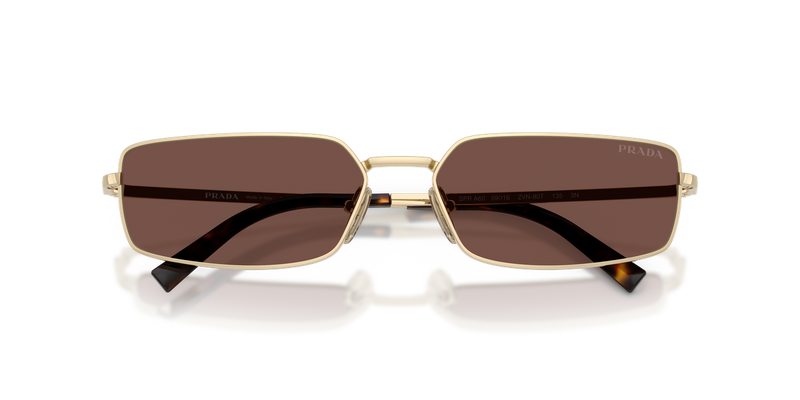 Prada PR A60S in Pale Gold / Black Chocolate (ZVN80T) - Alternate View