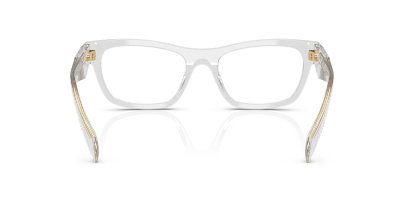 Prada PR B01VF in Transparent Grey - Temple Detail