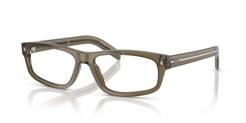 Prada PR B02V in Transparent Brown / Demo Lens (18T1O1) - Alternate View
