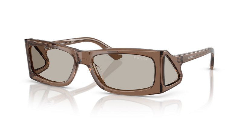Prada PR B03S in Transparent Brown - Front View