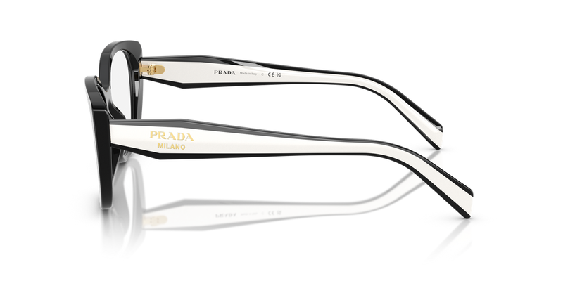 Prada PR B04VF in Black / Demo Lens (16K1O1) - Back View