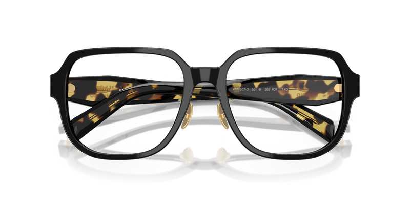 Prada PR B07VD in Black/Medium Tortoise / Demo Lens (3891O1) - Alternate View