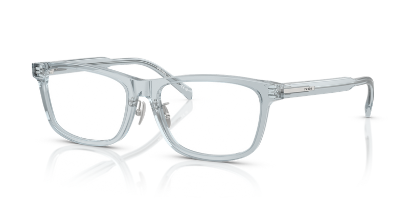 Prada PR B08VD in Blue Transparent / Demo Lens (19T1O1) - Alternate View