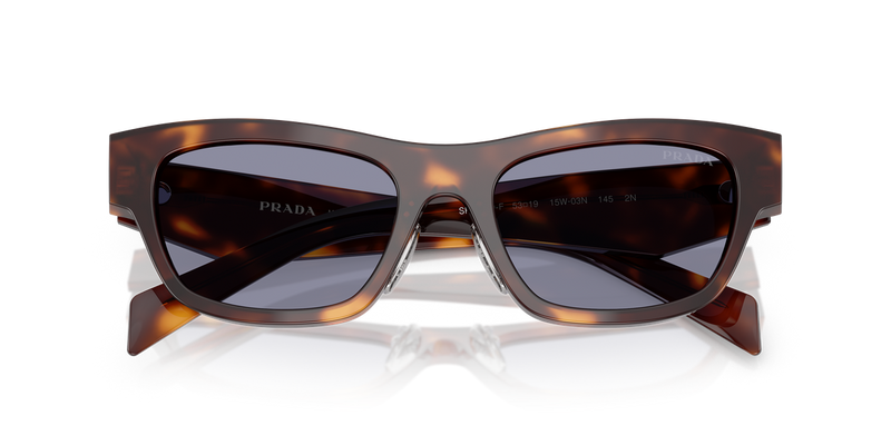 Prada PR B09SF in Classic Tortoise - Side View
