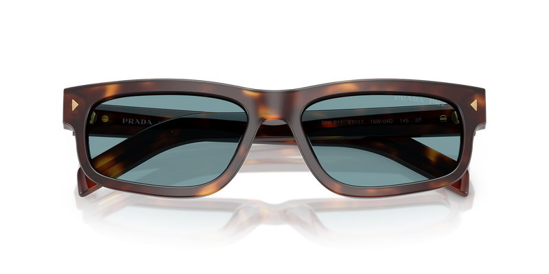 Prada PR B11S in Classic Tortoise / Green Polarized (15W04D) - Alternate View