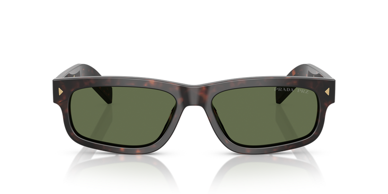 Prada PR B11S in Root Tortoise / Polarized Green (17N20G) - Alternate View