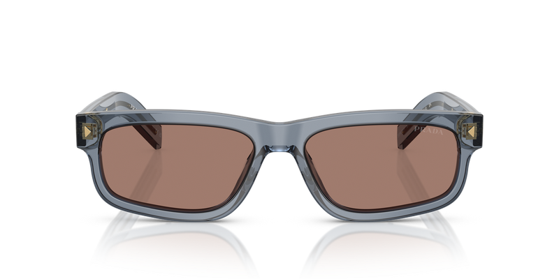 Prada PR B11S in Transparent Ocean / Brown Mirror Internal Grey (17T05D) - Alternate View