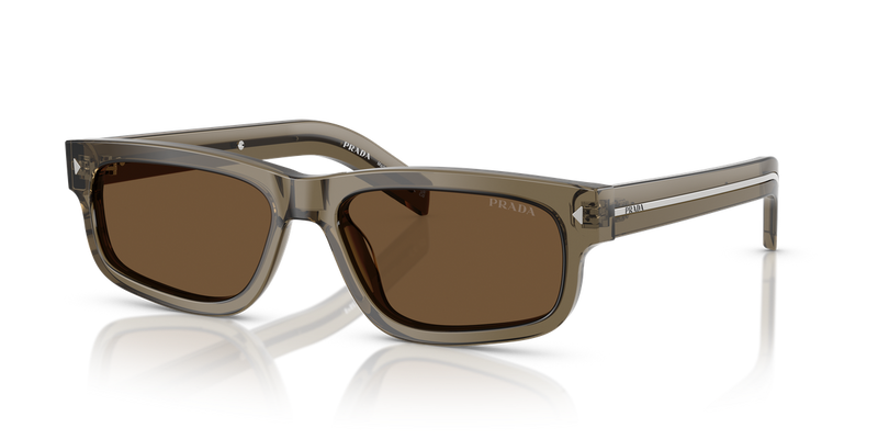 Prada PR B11S in Transparent Terra / Dark Brown (18T70F) - Alternate View