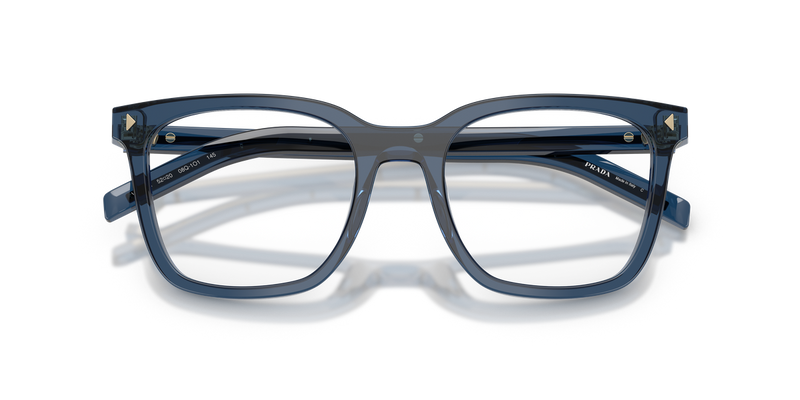 Prada PR B11V in Blue Crystal / Demo Lens (08Q1O1) - Side View