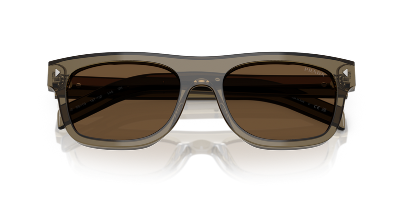 Prada PR B12S in Transparent Terra / Dark Brown (18T70F) - Alternate View