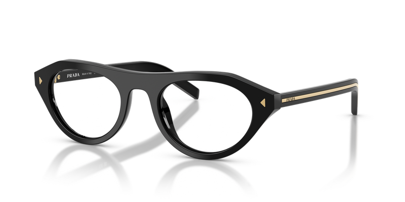 Prada PR B15S in Black / Blue-Violet Light Filter (16K60K) - Front View