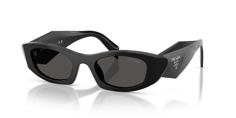 Prada PR B16S in Black / Dark Grey (16K08Z) - Front View