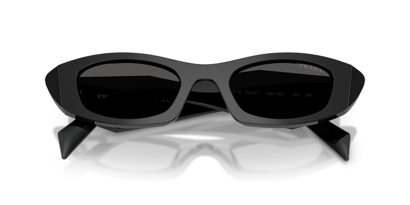 Prada PR B16S in Black / Dark Grey (16K08Z) - Side View