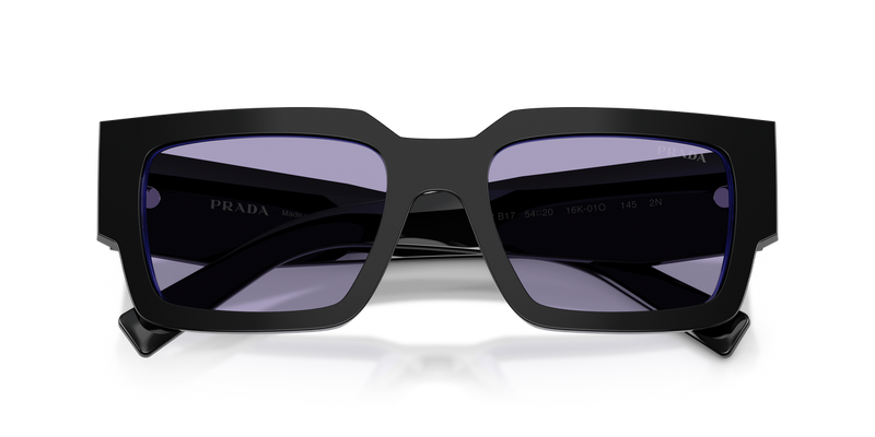 Prada PR B17S in Black/Purple / Violet (16K01O) - Side View