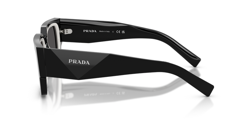 Prada PR B17S in Black/Talc / Dark Grey (16K08Z) - Alternate View