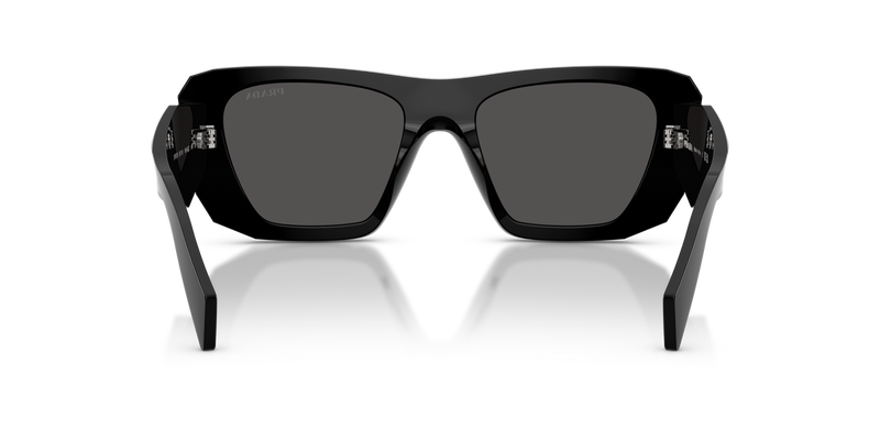 Prada PR B18S in Black / Dark Grey (16K08Z) - Temple Detail