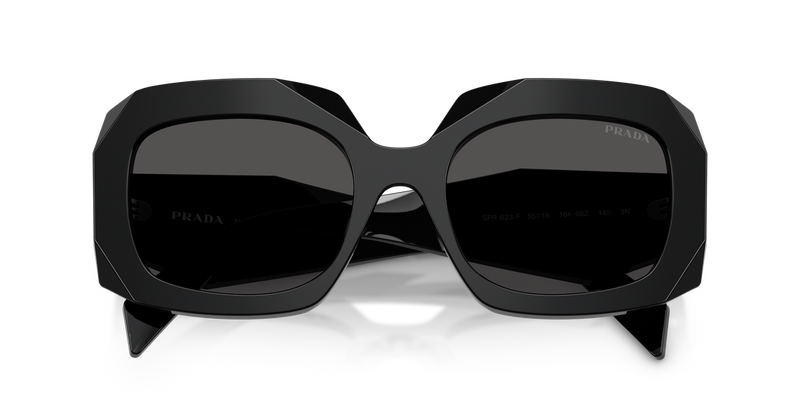 Prada PR B23SF in Black / Dark Grey (16K08Z) - Side View
