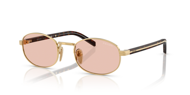 Prada PR B53S in Gold / Pink (5AK50V) - Front View
