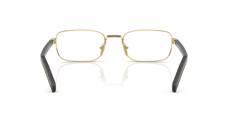 Prada PR B54V in Gold / Demo Lens (5AK1O1) - Temple Detail