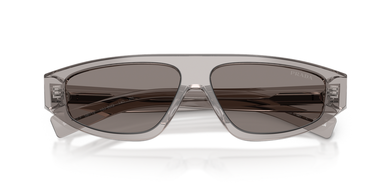 Prada PR C02SF in Grey Transparent / Dark Grey (10J80Q) - Side View