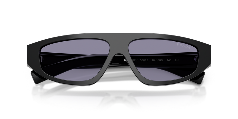 Prada PR C02SF in Black / Violet Mirror Internal Silver (16K50B) - Alternate View