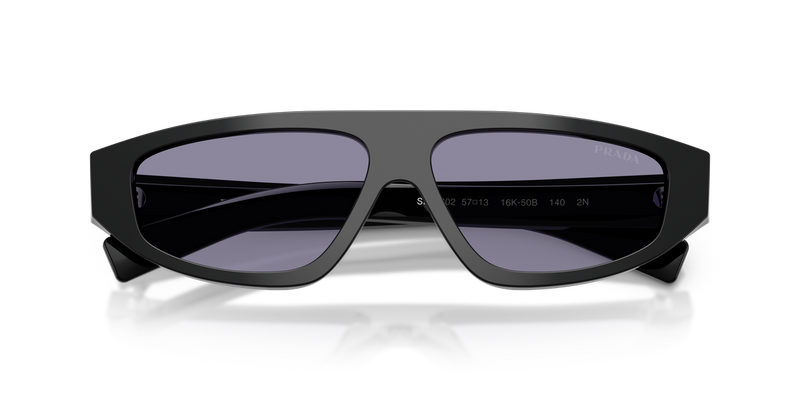 Prada PR C02S in Black / Violet Mirror Internal Silver (16K50B) - Alternate View