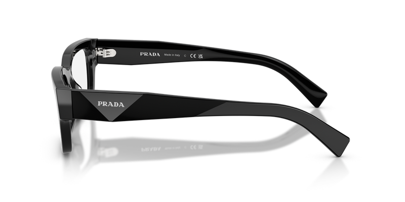 Prada PR C02VF in Black / Demo Lens (16K1O1) - Back View