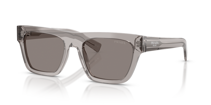 Prada PR C03S in Grey Transparent / Dark Grey (10J80Q) - Front View