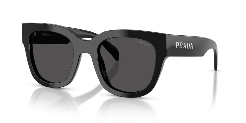 Prada PR C04SF in Black / Dark Grey (16K08Z) - Front View