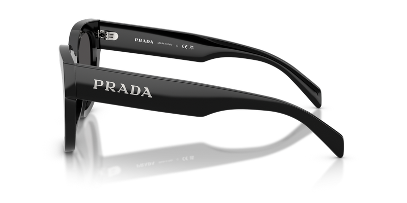 Prada PR C04SF in Black / Dark Grey (16K08Z) - Back View