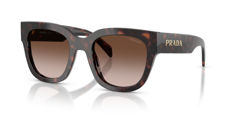 Prada PR C04S in Root Tortoise / Brown Gradient (17N80A) - Alternate View