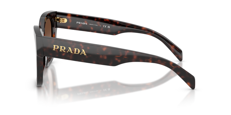Prada PR C04S in Root Tortoise / Brown Gradient (17N80A) - Alternate View