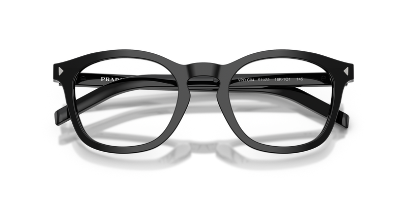 Prada PR C04V in Black / Demo Lens (16K1O1) - Side View