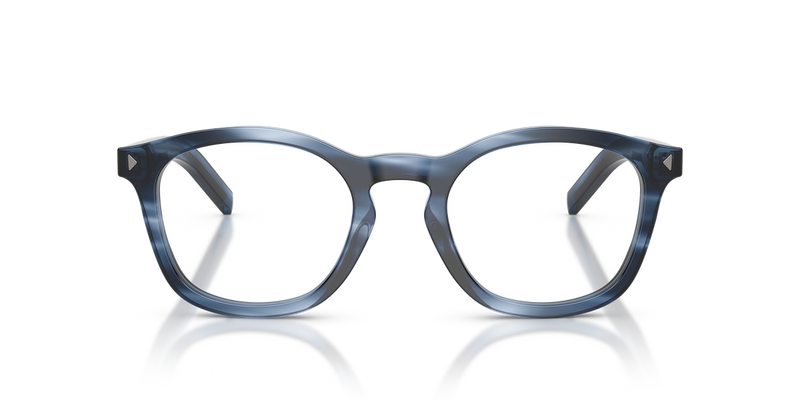 Prada PR C04V in Striped Blue / Demo Lens (26F1O1) - Alternate View