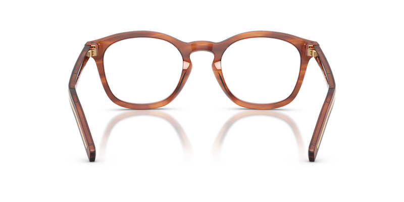 Prada PR C04V in Striped Cognac / Demo Lens (27F1O1) - Alternate View