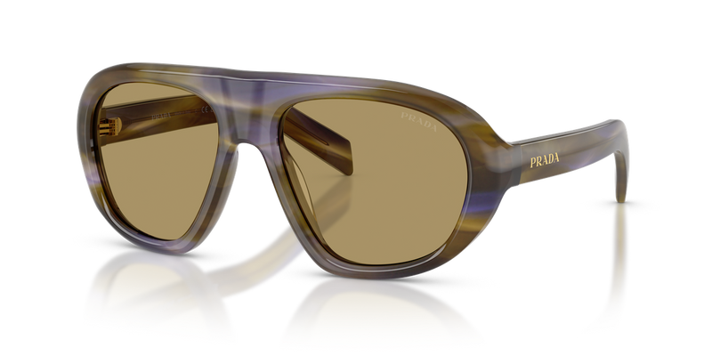 Prada PR C05S in Striped Laguna - Alternate View