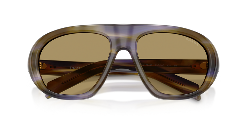 Prada PR C05S in Striped Laguna - Alternate View