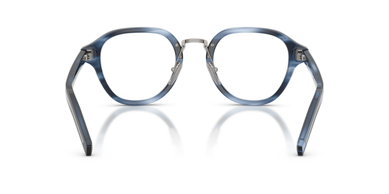 Prada PR C05V in Striped Blue / Demo Lens (26F1O1) - Alternate View