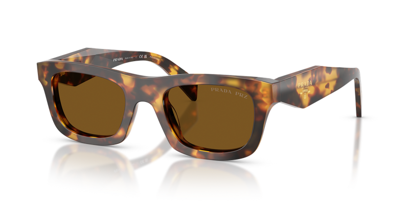 Prada PR C06S in Honey Tortoise / Dark Brown Polarized (14L10U) - Alternate View