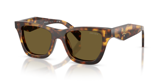 Prada PR C07S - Honey Tortoise / Dark Brown (14L09Z)