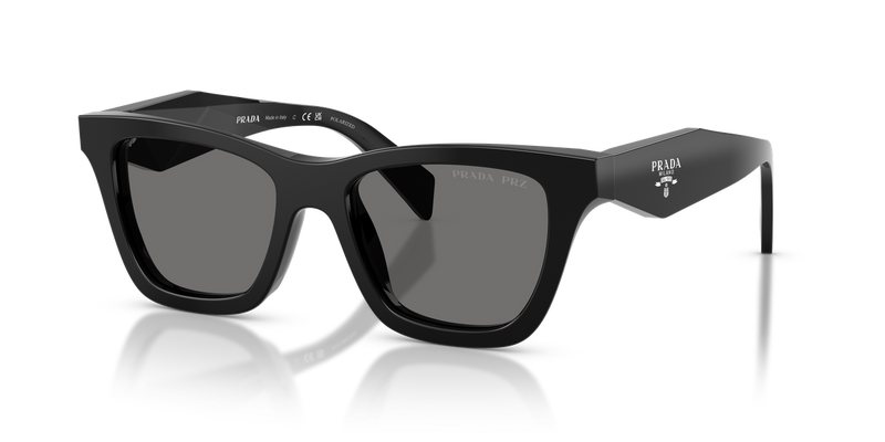 Prada PR C07S in Black / Dark Grey Polarized (16K90T) - Alternate View