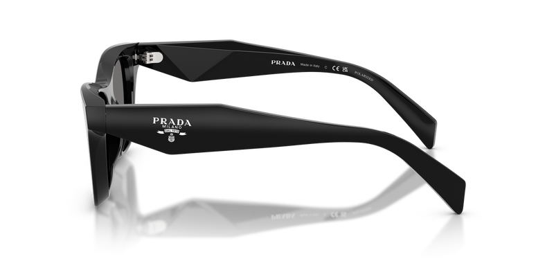 Prada PR C07S in Black / Dark Grey Polarized (16K90T) - Alternate View