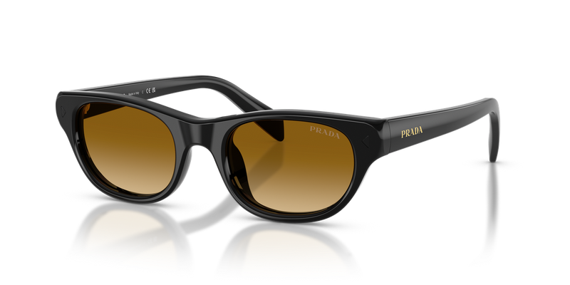 Prada PR C08S in Black / Yellow Gradient Light Brown (16K10X) - Alternate View